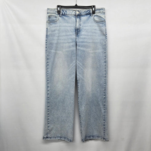 Refuge Denim Light Wash High Rise Straight Leg Jeans Size 13