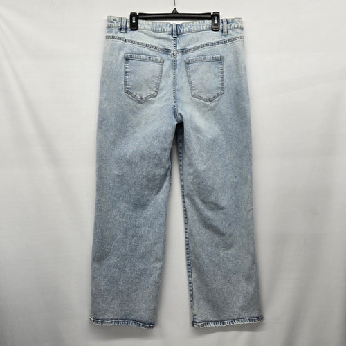 Refuge Denim Light Wash High Rise Straight Leg Jeans Size 13