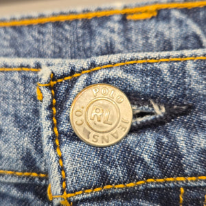 Polo Jeans Co Ralph Lauren Saturday Blue Straight Leg Jeans Size 10