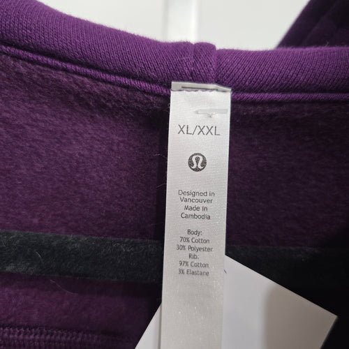 Lululemon Scuba Oversized Full-Zip Hoodie - Dramatic Magenta XL/XXL