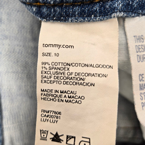 Tommy Hilfiger Medium Wash Denim Mermaid Skirt Size 10