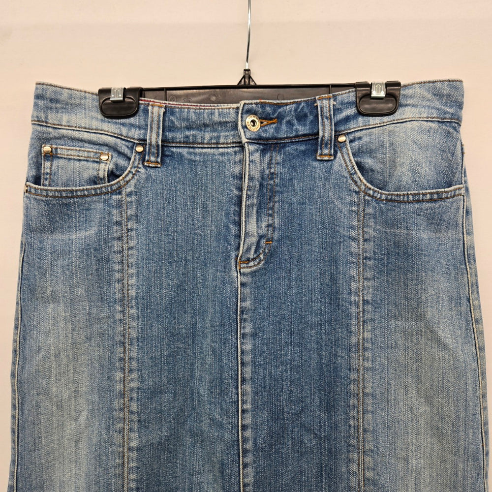 Tommy Hilfiger Medium Wash Denim Mermaid Skirt Size 10