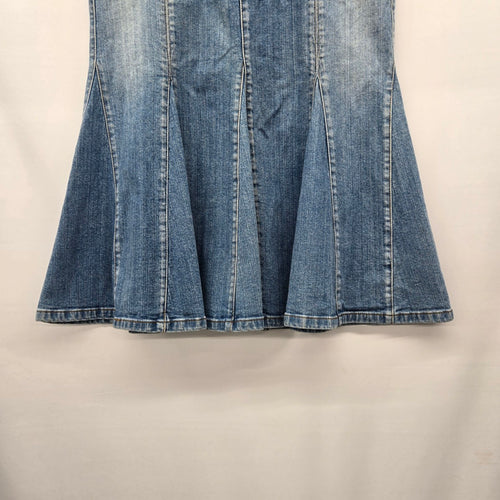 Tommy Hilfiger Medium Wash Denim Mermaid Skirt Size 10