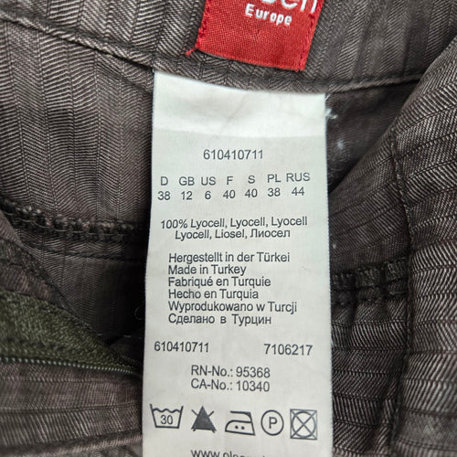 Olsen Europe Brown Lyocell A-Line Skirt - Size 6