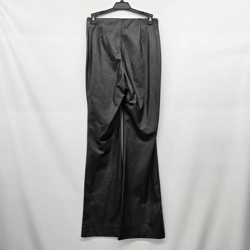 Wilfred Black Faux Leather Wide Leg Pants Size 6
