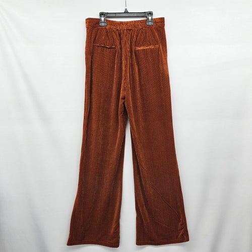 FRNCH Paris Rust Corduroy Wide Leg Pants Size M