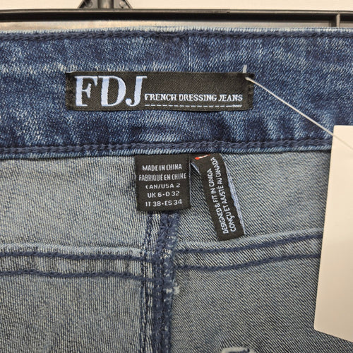 FDJ French Dressing Jeans Olivia Vintage Wash Bootcut Jeans Size 2