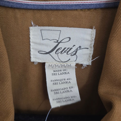 Levi's Utility Field Jacket Tan Brown 100% Cotton Military Safari -  Size M
