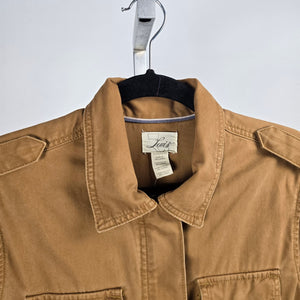 Levi's Utility Field Jacket Tan Brown 100% Cotton Military Safari -  Size M