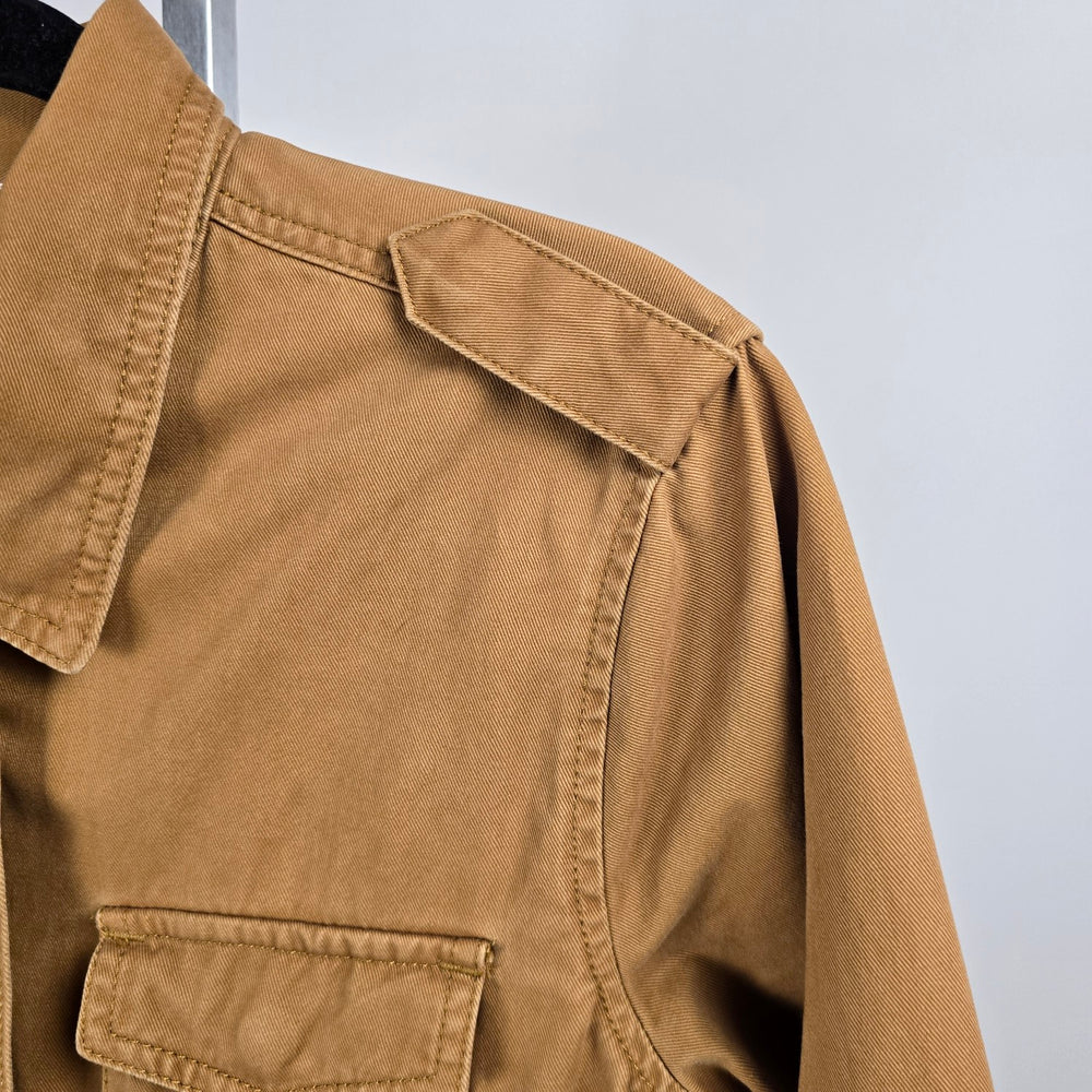 Levi's Utility Field Jacket Tan Brown 100% Cotton Military Safari -  Size M