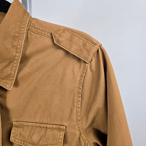Levi's Utility Field Jacket Tan Brown 100% Cotton Military Safari -  Size M