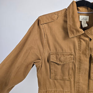 Levi's Utility Field Jacket Tan Brown 100% Cotton Military Safari -  Size M