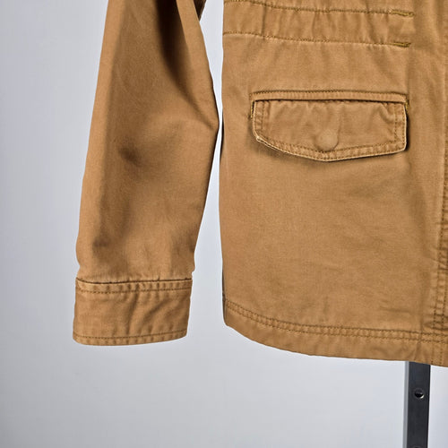 Levi's Utility Field Jacket Tan Brown 100% Cotton Military Safari -  Size M