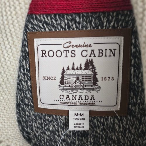 Roots Cabin Canada Wool Blend Shawl Collar Cardigan Sweater - Size M