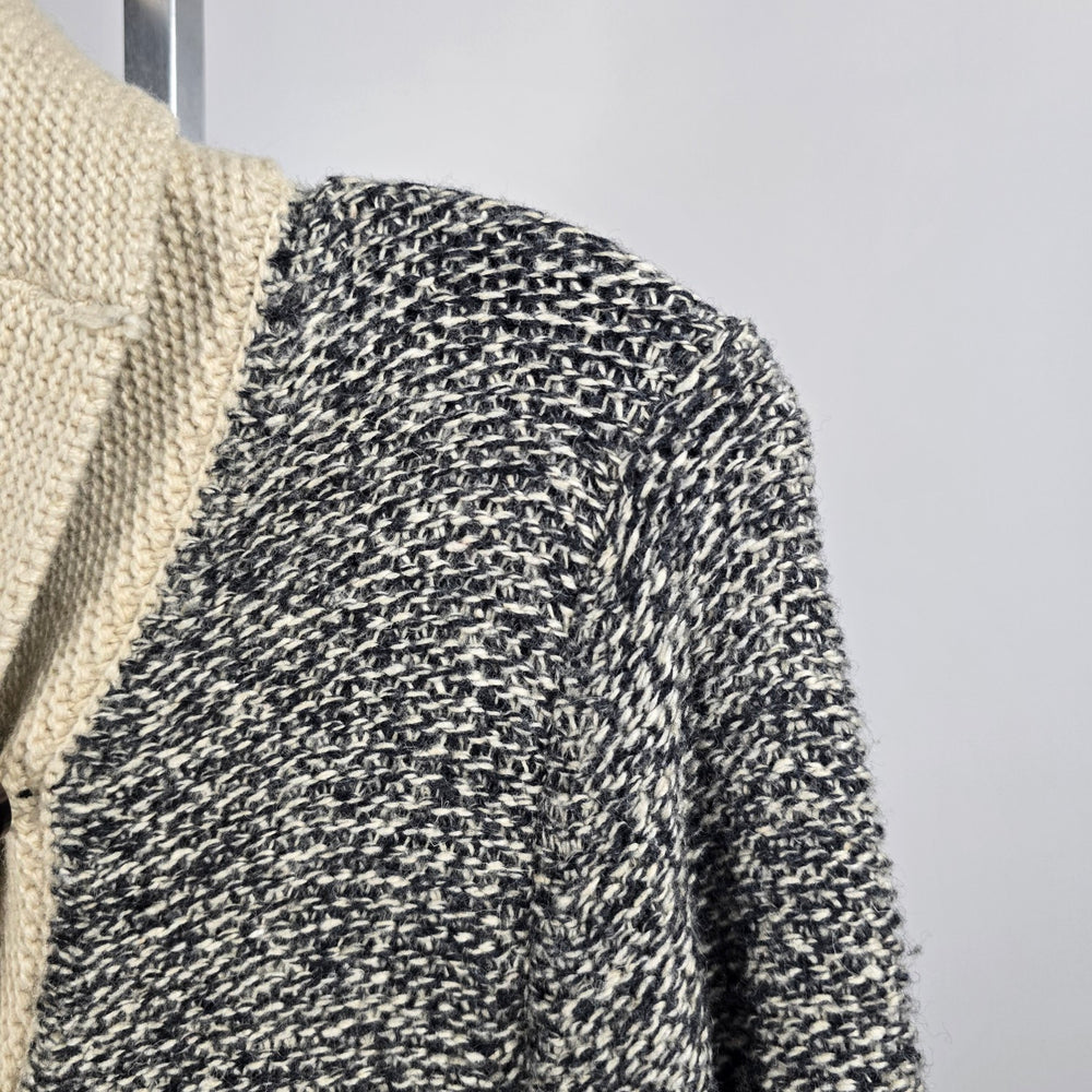 Roots Cabin Canada Wool Blend Shawl Collar Cardigan Sweater - Size M