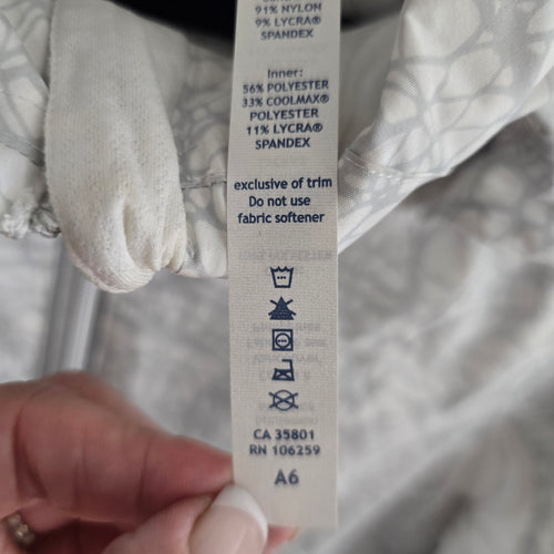 Lululemon Run Travel To Track Jacket Beachy Floral White Fossil – Size 6