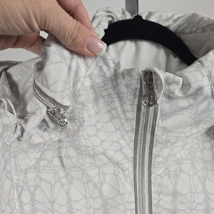 Lululemon Run Travel To Track Jacket Beachy Floral White Fossil – Size 6