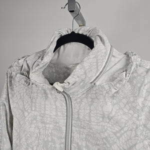 Lululemon Run Travel To Track Jacket Beachy Floral White Fossil – Size 6
