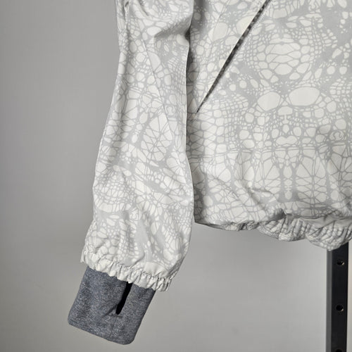 Lululemon Run Travel To Track Jacket Beachy Floral White Fossil – Size 6
