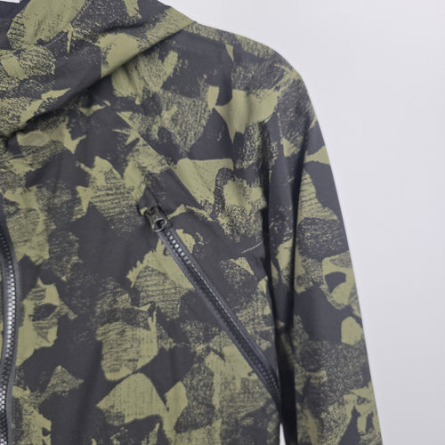 Lululemon Rise & Shine Jacket II Pop Cut Fatigue Green Black Size 8