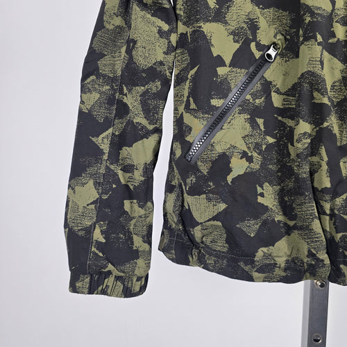 Lululemon Rise & Shine Jacket II Pop Cut Fatigue Green Black Size 8