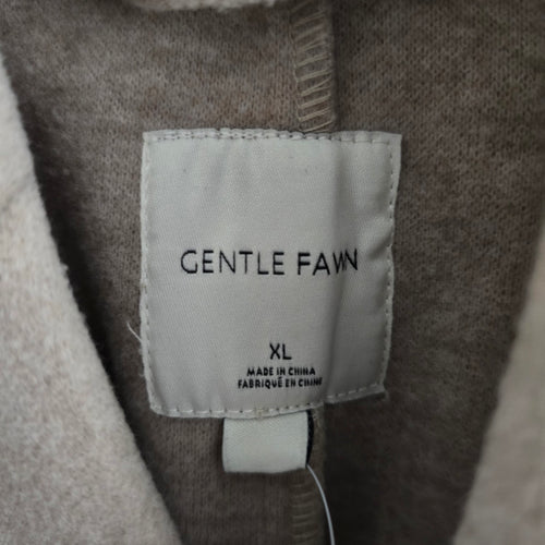 Gentle Fawn Oatmeal Open Front Jacket Size XL