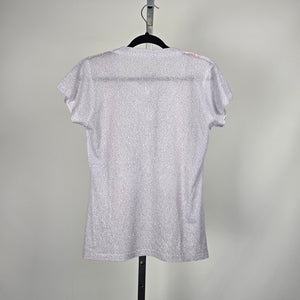 Litographs Anne of Green Gables Text Print V-Neck Tee Size M