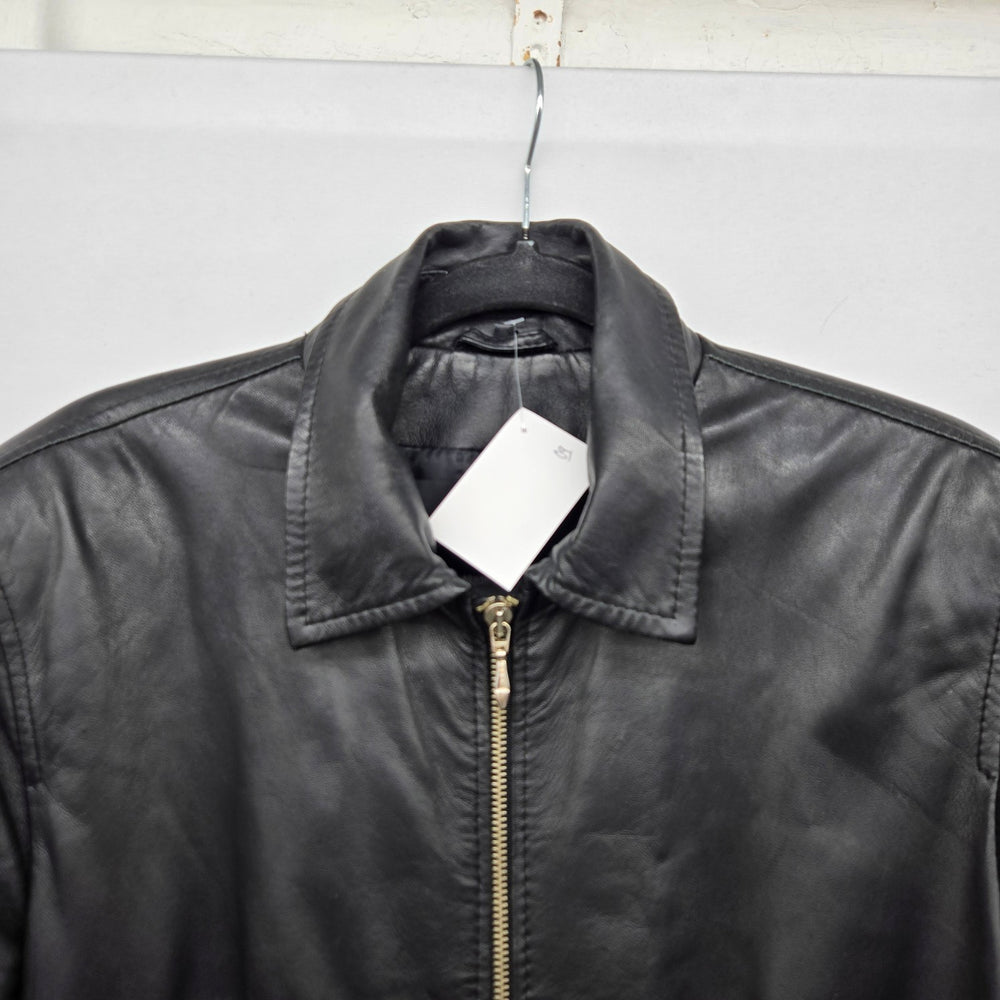 Boutique of Leathers Canada Black Genuine Leather Zip Jacket - Size 1-2X