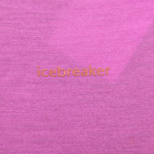 Icebreaker Cool-Lite Women’s Wool Blend Colorblock Short Sleeve Top -Size XS