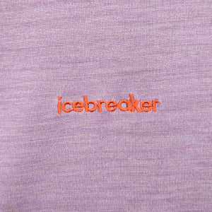 Icebreaker 125 ZoneKnit Women’s Merino Wool Blend Colorblock T-Shirt Purple -Size  S