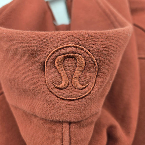LLululemon Scuba Oversized Funnel-Neck Half-Zip Sweatshirt Smoky Red Size 8