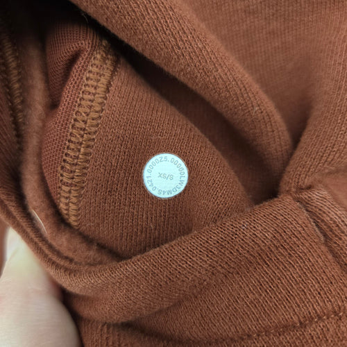 LLululemon Scuba Oversized Funnel-Neck Half-Zip Sweatshirt Smoky Red Size 8