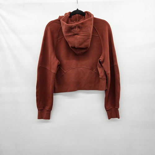 LLululemon Scuba Oversized Funnel-Neck Half-Zip Sweatshirt Smoky Red Size 8