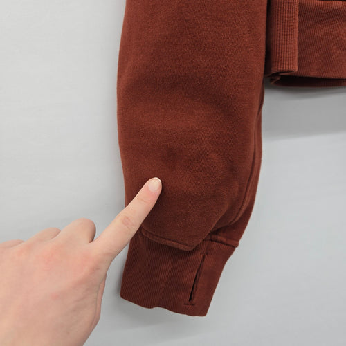 LLululemon Scuba Oversized Funnel-Neck Half-Zip Sweatshirt Smoky Red Size 8