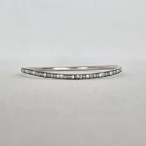 Silpada Sterling Silver 925 White & Gray Stone Inlay Bangle Bracelet