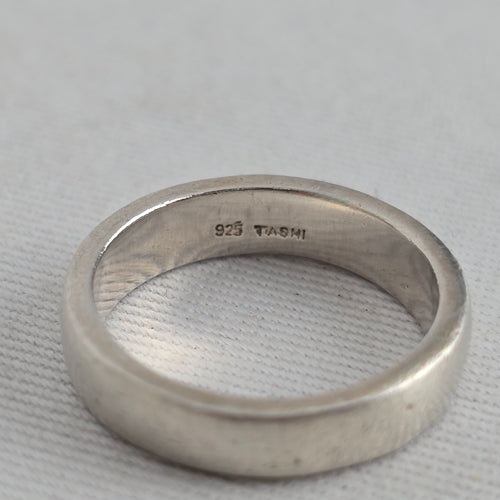 Tashi 925 Sterling Silver Wide Band Ring Size 7
