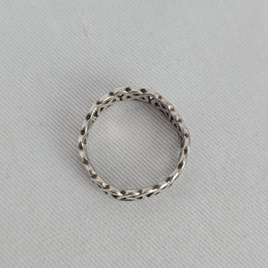 925 Sterling Silver Celtic Knot Openwork Band Ring Size 9