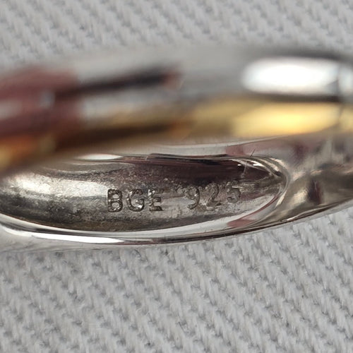 Disney Tinker Bell "Believe" Ring 925 Sterling Silver BGE Bradford Exchange Size 5.5