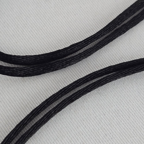 Zsiska Black Red Orange Abstract Statement Pendant Adjustable Cord Necklace