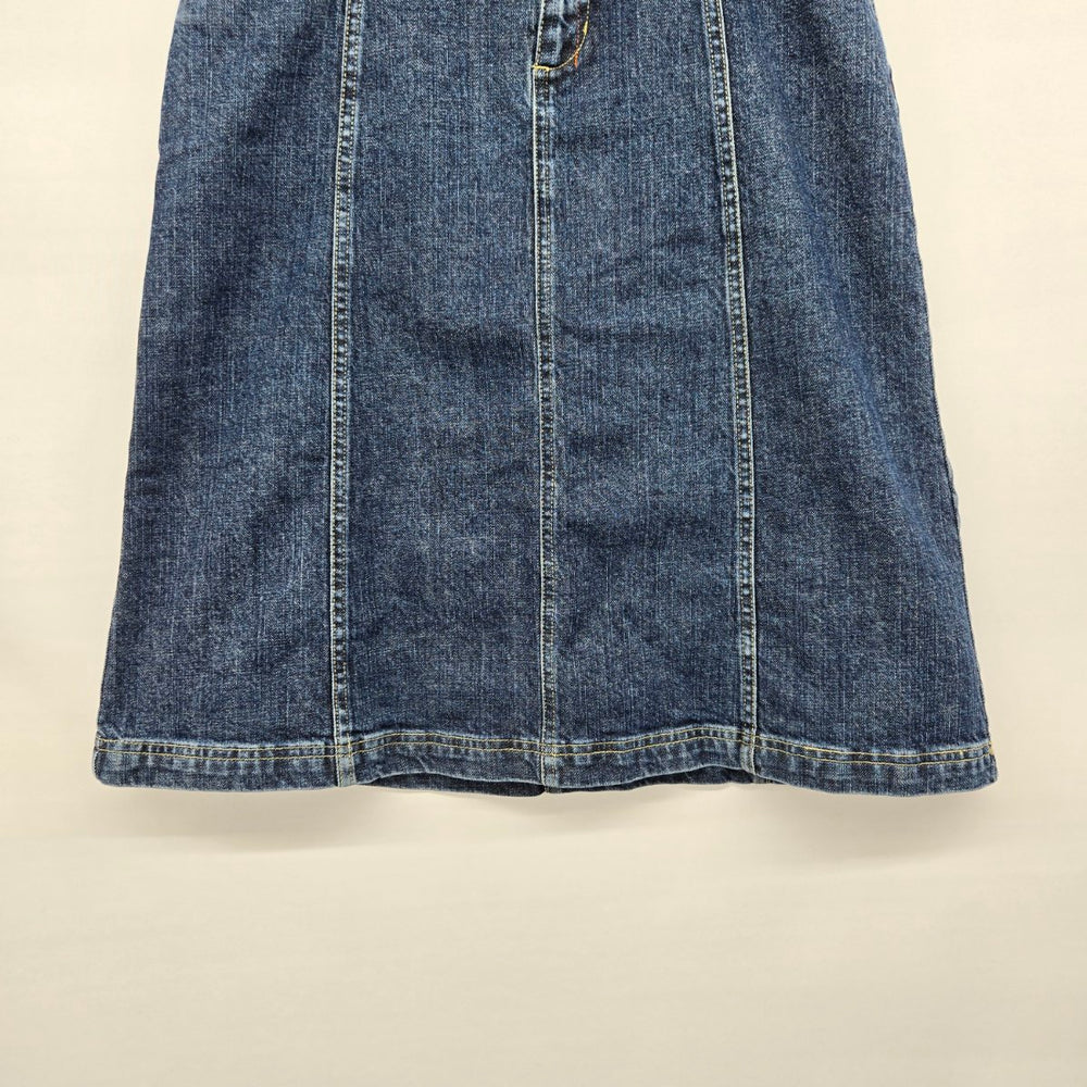 Columbia Women’s Denim A-Line Blue Stretch Cotton Jean Skirt - Size 4