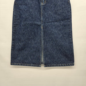 Nevada Dark Wash Denim Midi Skirt - Size 5/6
