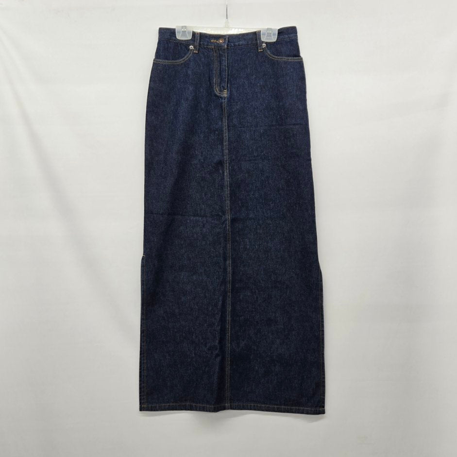 Armor Jeans Dark Wash Denim Long Skirt - Size 3/4
