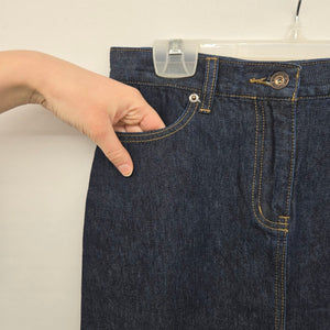 Armor Jeans Dark Wash Denim Long Skirt - Size 3/4