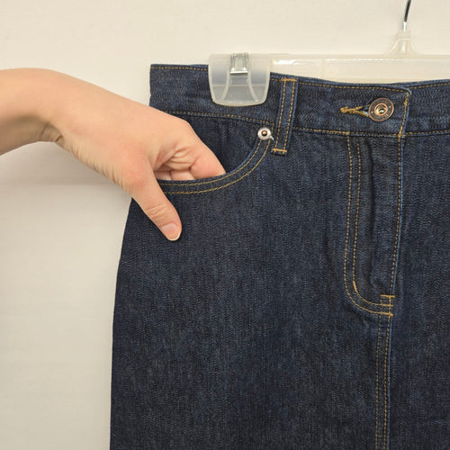 Armor Jeans Dark Wash Denim Long Skirt - Size 3/4