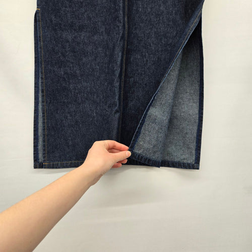 Armor Jeans Dark Wash Denim Long Skirt - Size 3/4