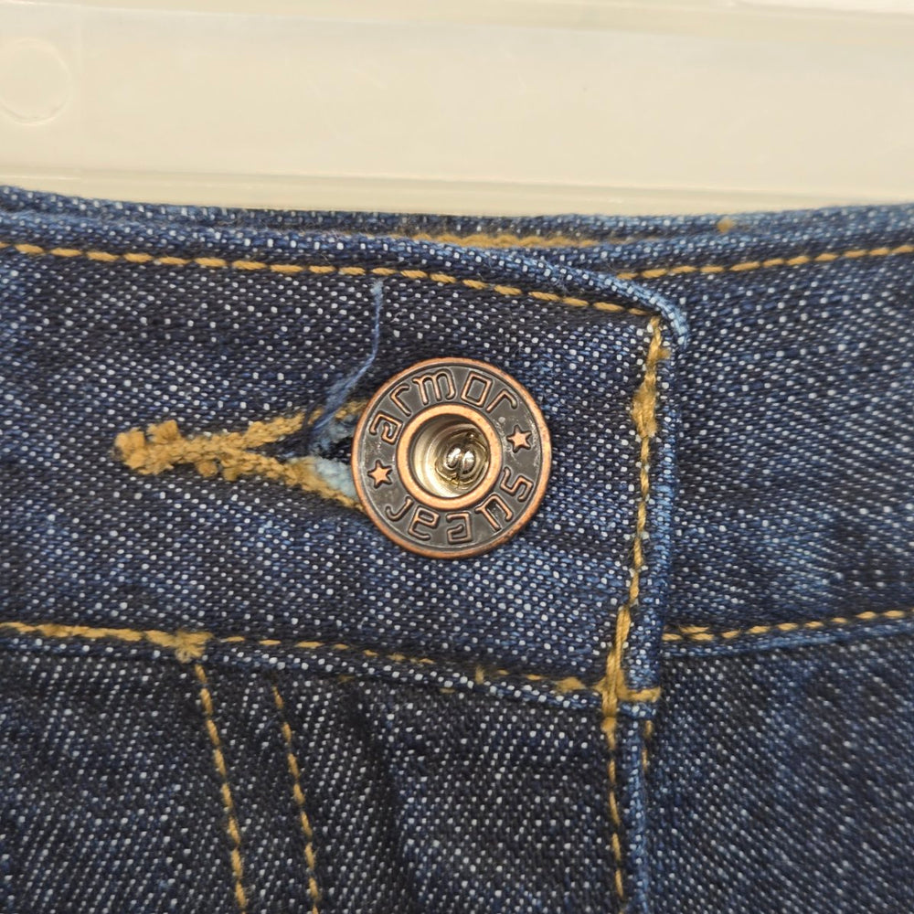 Armor Jeans Dark Wash Denim Long Skirt - Size 3/4