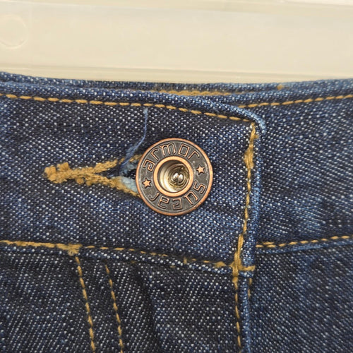 Armor Jeans Dark Wash Denim Long Skirt - Size 3/4