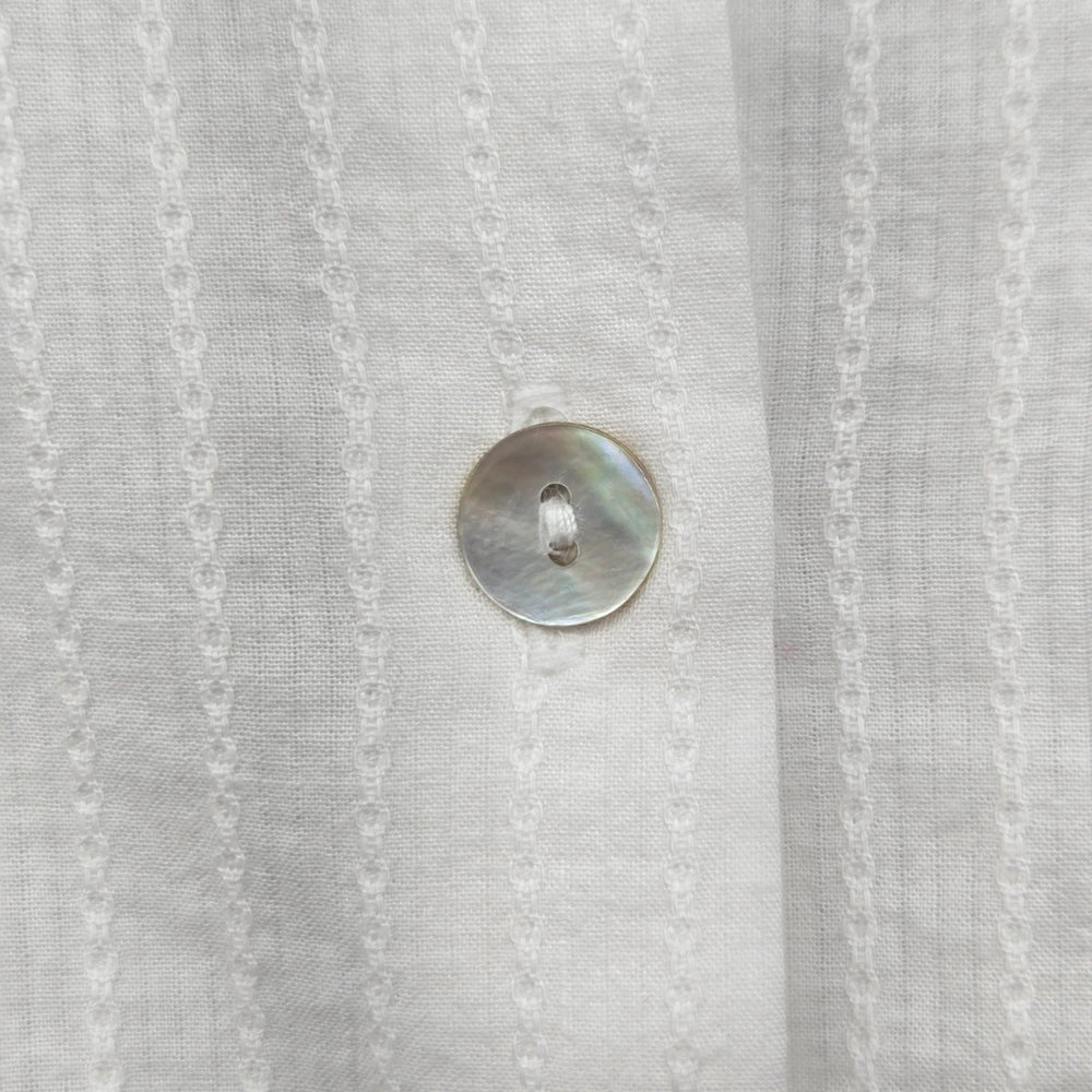 Buffalo David Bitton White Short Sleeve Button-Front Shirt - Size S