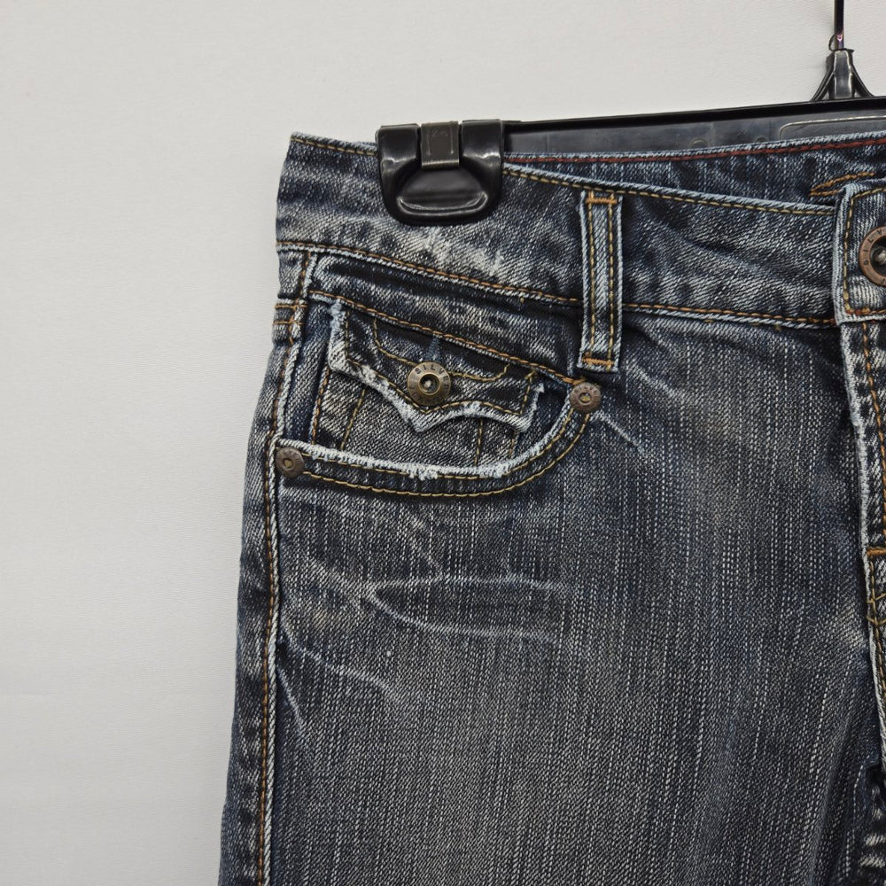 Silver Jeans Medium Wash Distressed Skinny Jeans - Size 27