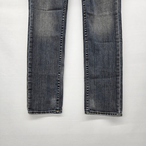 Silver Jeans Medium Wash Distressed Skinny Jeans - Size 27